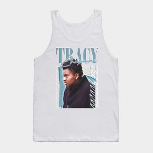 Tracy Chapman / Retro 80s Style Fan Design Tank Top